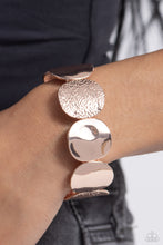 Load image into Gallery viewer, Paparazzi Rippling Record - Rose Gold