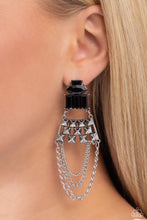 Load image into Gallery viewer, Paparazzi Dangling Art Deco - Black