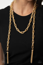 Load image into Gallery viewer, Paparazzi SCARFed for Attention - Gold