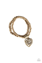 Load image into Gallery viewer, Paparazzi Think With Your Heart - Brass