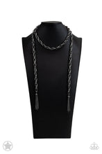 Load image into Gallery viewer, Paparazzi SCARFed for Attention - Gunmetal