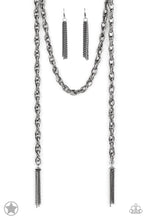 Load image into Gallery viewer, Paparazzi SCARFed for Attention - Gunmetal