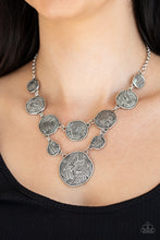Load image into Gallery viewer, Paparazzi Metallic Patchwork - Silver
